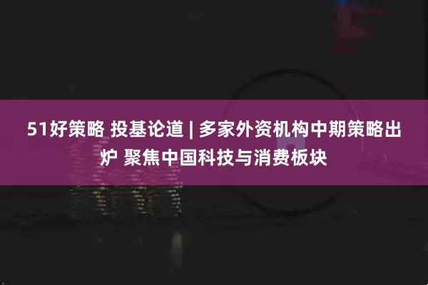 51好策略 投基论道 | 多家外资机构中期策略出炉 聚焦中国科技与消费板块